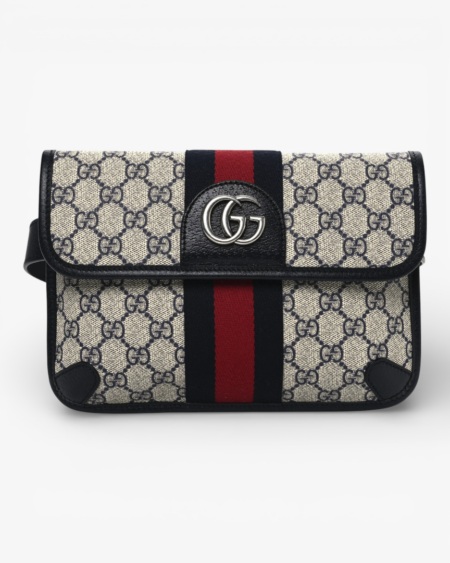 Gucci GG Supreme Monogram Web Small Ophidia Belt Bag 80 32