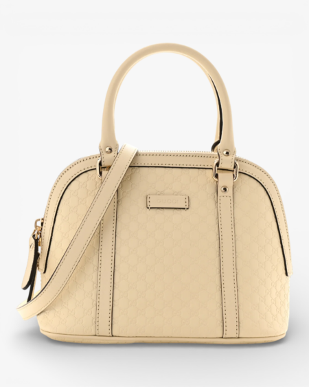 Gucci Soft Microguccissima Mini Dome Bag Ivoire