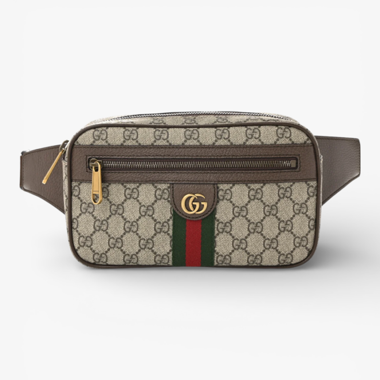 Gucci Soft GG Supreme Monogram Medium Ophidia Belt Bag