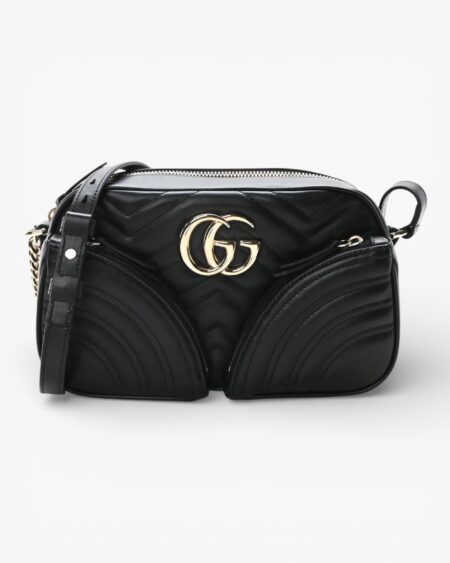 Gucci Calfskin Matelasse Small GG Marmont 2.0 Shoulder Bag