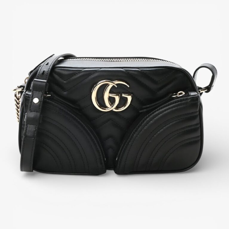Gucci Calfskin Matelasse Small GG Marmont 2.0 Shoulder Bag