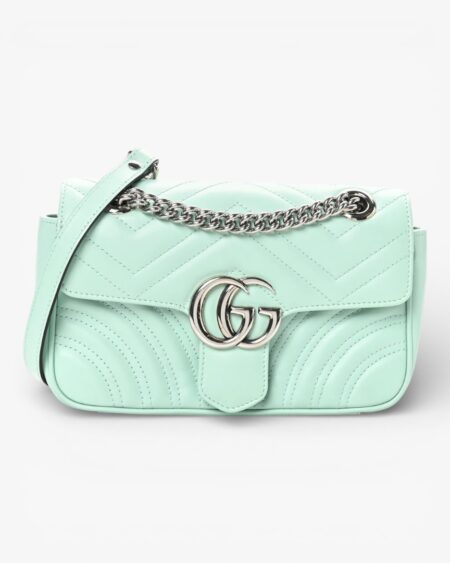 Gucci Calfskin Matelasse Mini GG Marmont Shoulder Bag