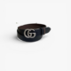 Gucci GG Marmont Reversible Thin Leather Belt with Double G Buckle 30mm