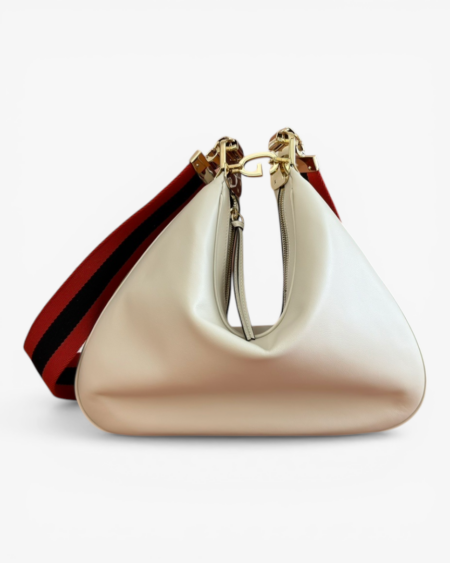 Leather Aphrodite Large Shoulder Bag with Interlocking G