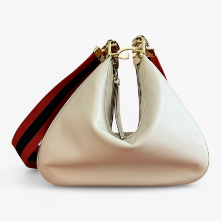 Leather Aphrodite Large Shoulder Bag with Interlocking G