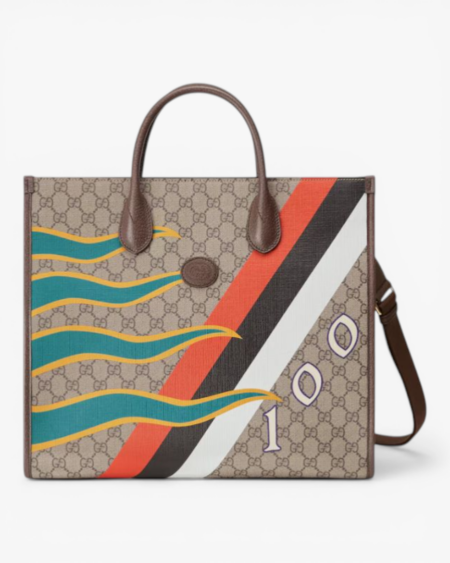 Gucci Medium Tote Bag with Geometric Print