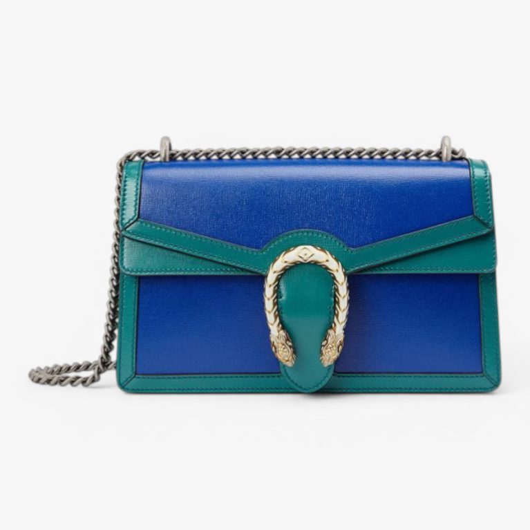 Gucci Dionysus Small Shoulder Bag Green Leather