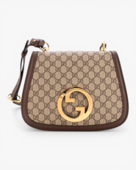 GG Supreme Canvas Blondie Large Crossbody Shoulder Bag
