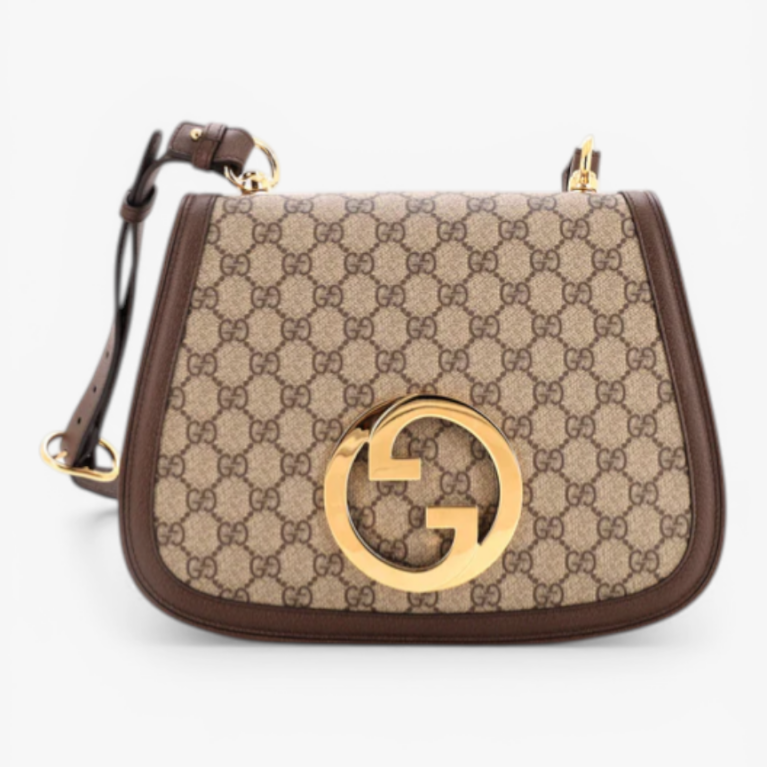 GG Supreme Canvas Blondie Large Crossbody Shoulder Bag