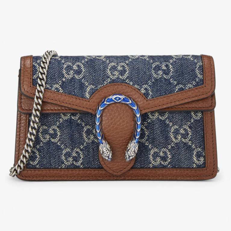 GG Supreme Canvas Dionysus Chain Wallet