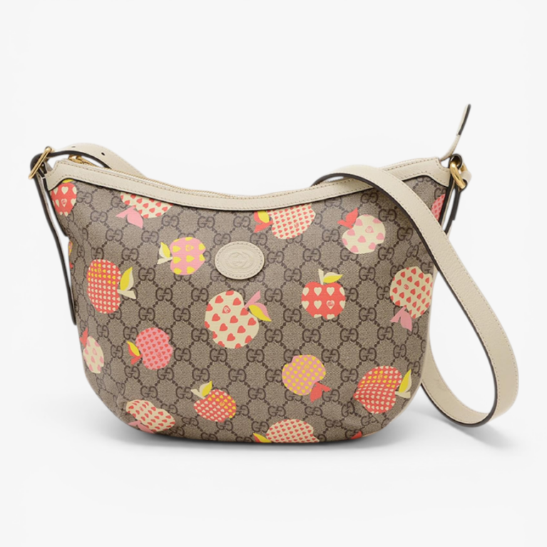 Gucci Les Pommes Ophidia Small Shoulder Bag with Apple Motif