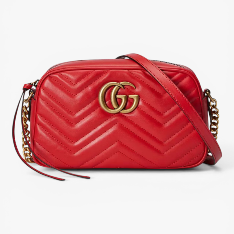 Gucci GG Marmont Small Matelassé Shoulder Bag