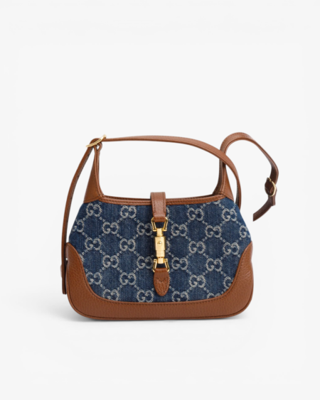 Gucci Jackie 1961 Mini Shoulder Bag GG Denim
