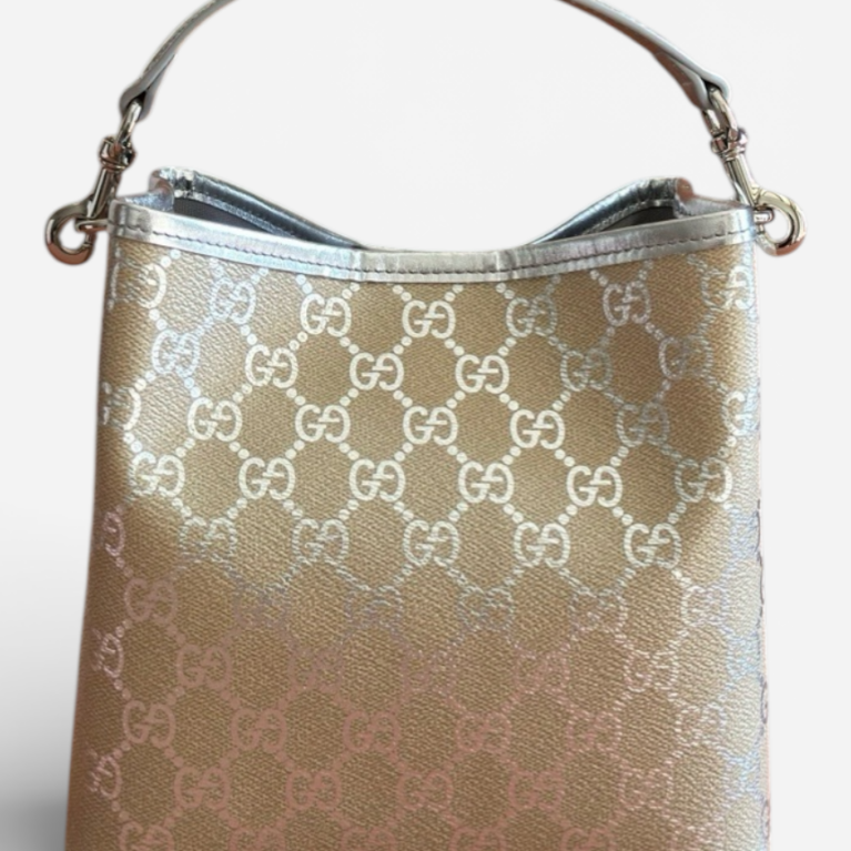 Gucci GG Emblem Small Bucket Bag