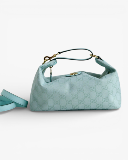 Gucci GG Emblem Vanity Top Handle Bag