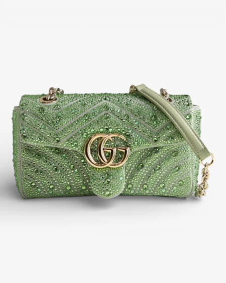 GG Marmont Crystal Small Shoulder Bag