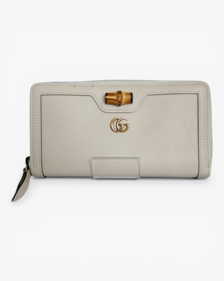 Gucci Diana Continental Wallet with Bamboo Closure