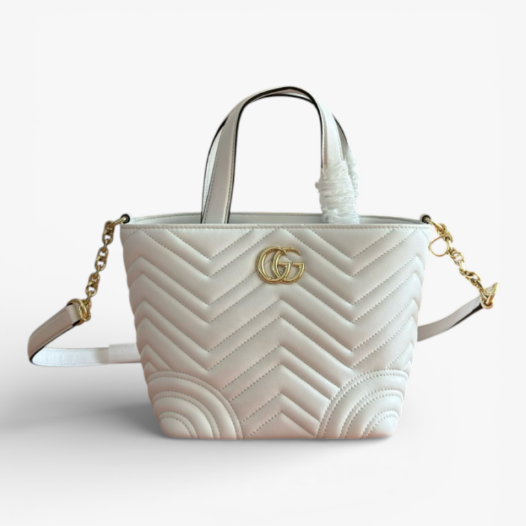 Gucci Betty Mini Tote Bag White