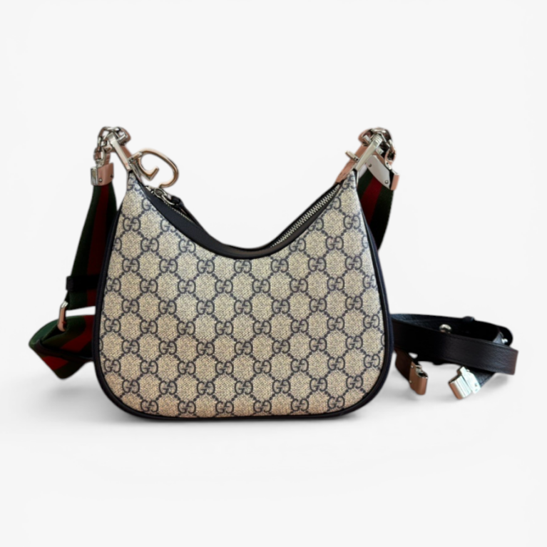 GG Supreme Canvas Attache Shoulder Bag