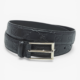 Gucci GG Leather Belt with Palladium Square Buckle 4.0cm Silver
