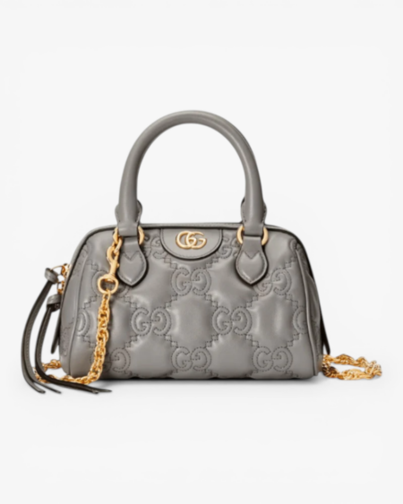 GG Matelassé Leather Top Handle Bag