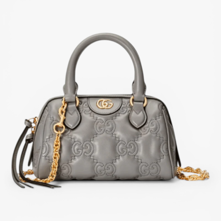 GG Matelassé Leather Top Handle Bag