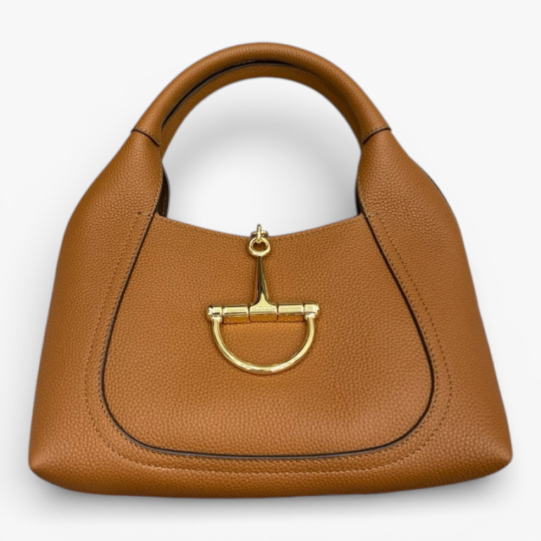 Gucci Softbit Medium Top Handle Bag chestnut