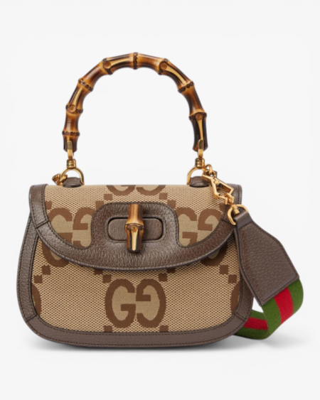 Gucci Small Jumbo GG Bag with Bamboo Handle