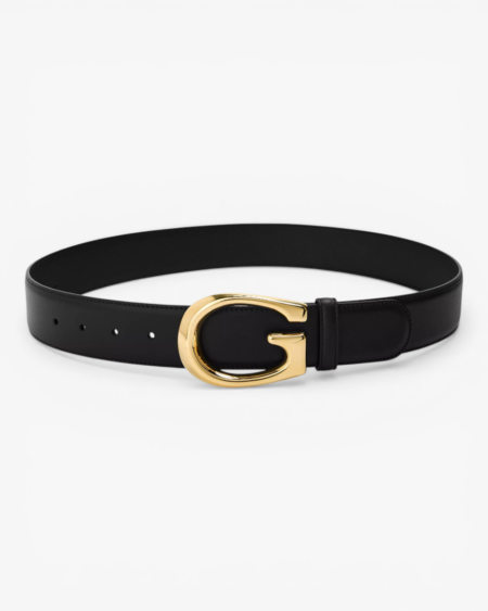 Gucci Leather Belt with G Buckle 4.0cm