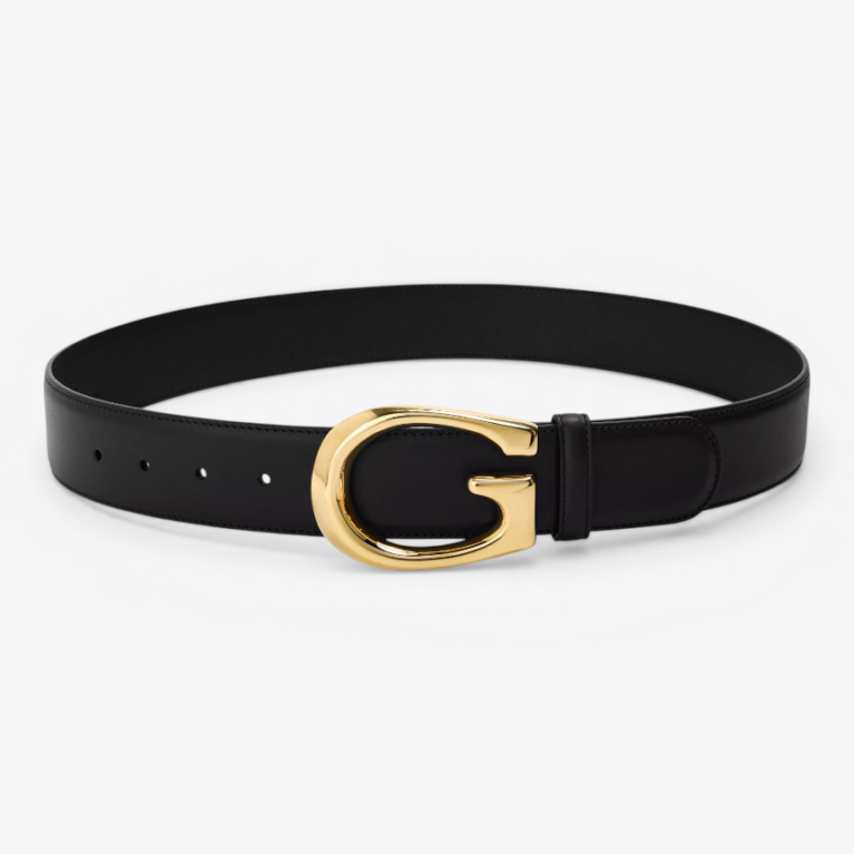 Gucci Leather Belt with G Buckle 4.0cm