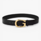Gucci Leather Belt with G Buckle 4.0cm