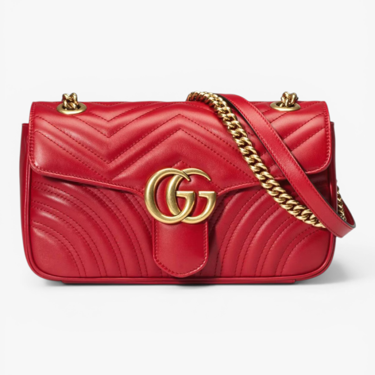 Gucci GG Marmont Small Matelassé Shoulder Bag