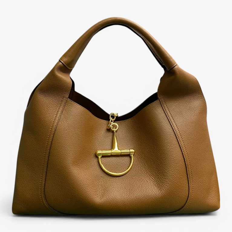 Gucci Softbit Large Leather Shoulder Bag