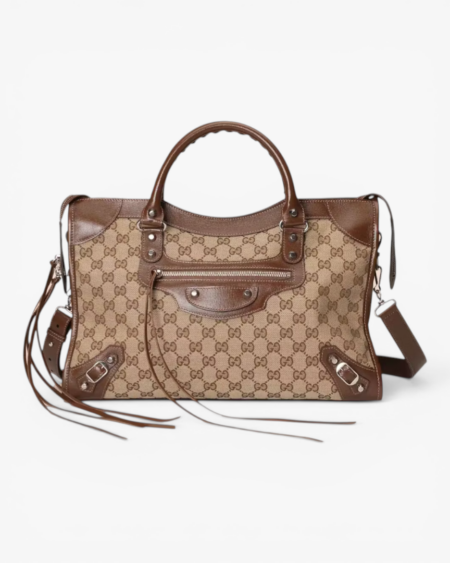Gucci The Hacker Project Medium Neo Classic Bag GG Canvas