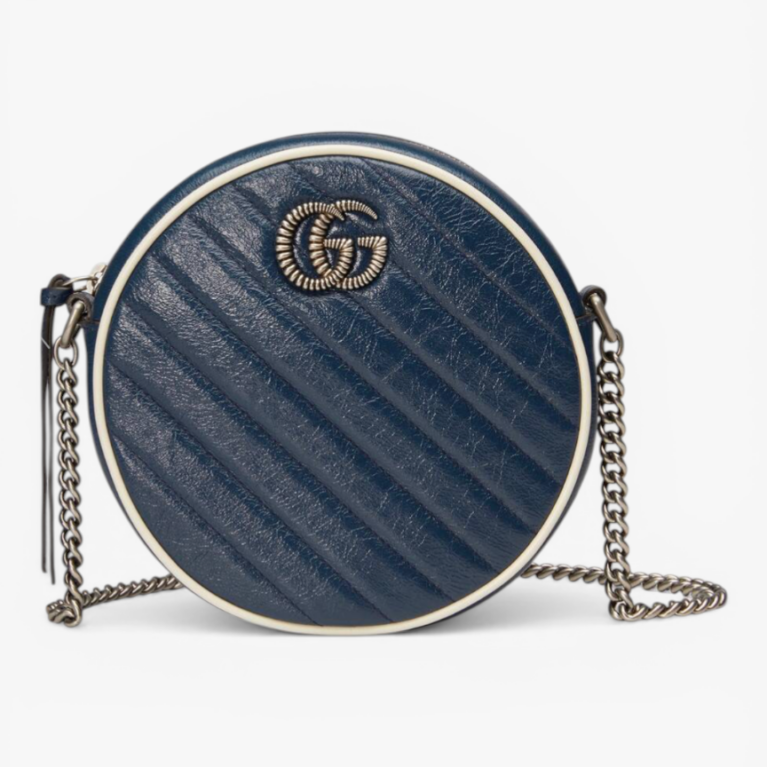 Gucci GG Marmont Mini Round Shoulder Bag
