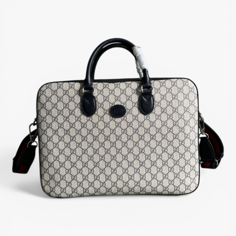 Gucci GG Supreme Interlocking G Business Case