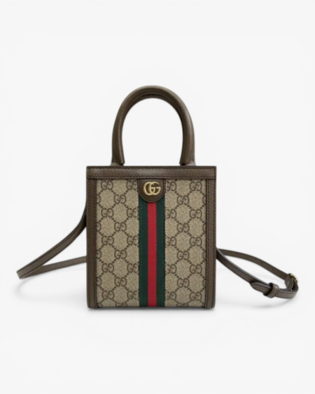 Gucci Ophidia GG Super Mini Top Handle Bag