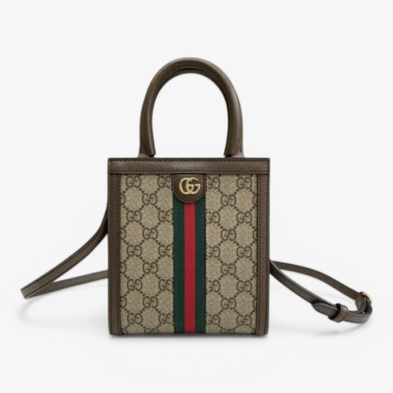 Gucci Ophidia GG Super Mini Top Handle Bag