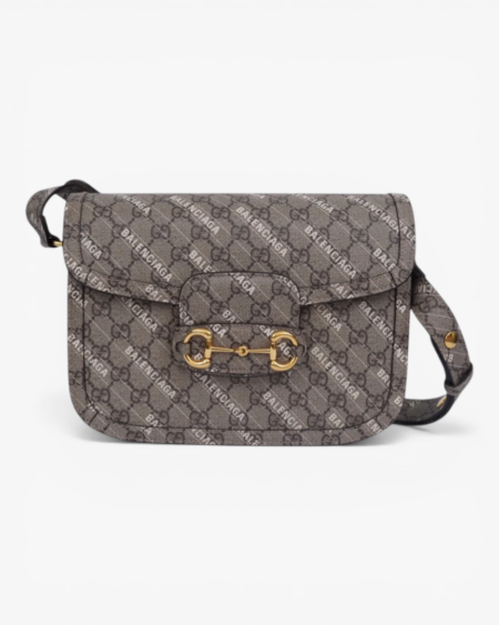 The Hacker Project Gucci Horsebit 1955 Small Shoulder Bag GG Supreme