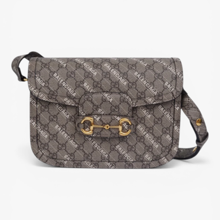 The Hacker Project Gucci Horsebit 1955 Small Shoulder Bag GG Supreme