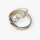 Gucci GG Marmont Thin Leather Belt Strawberry & Cherry Print Double G 30mm
