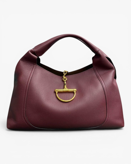 Gucci Softbit Large Leather Shoulder Bag