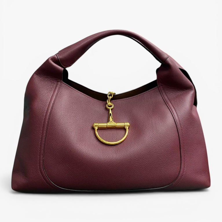 Gucci Softbit Large Leather Shoulder Bag