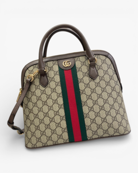 Ophidia Medium Top Handle Bag
