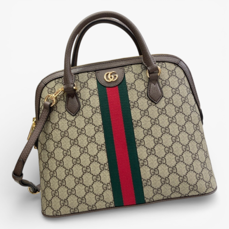 Ophidia Medium Top Handle Bag