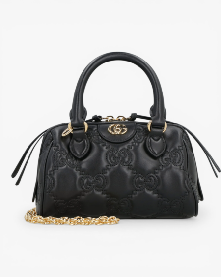 GG Matelassé Leather Top Handle Bag