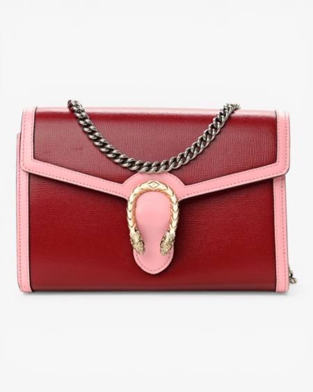 Gucci Dionysus Mini Chain Bag Red Leather