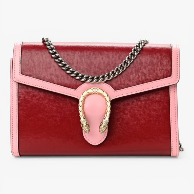 Gucci Dionysus Mini Chain Bag Red Leather