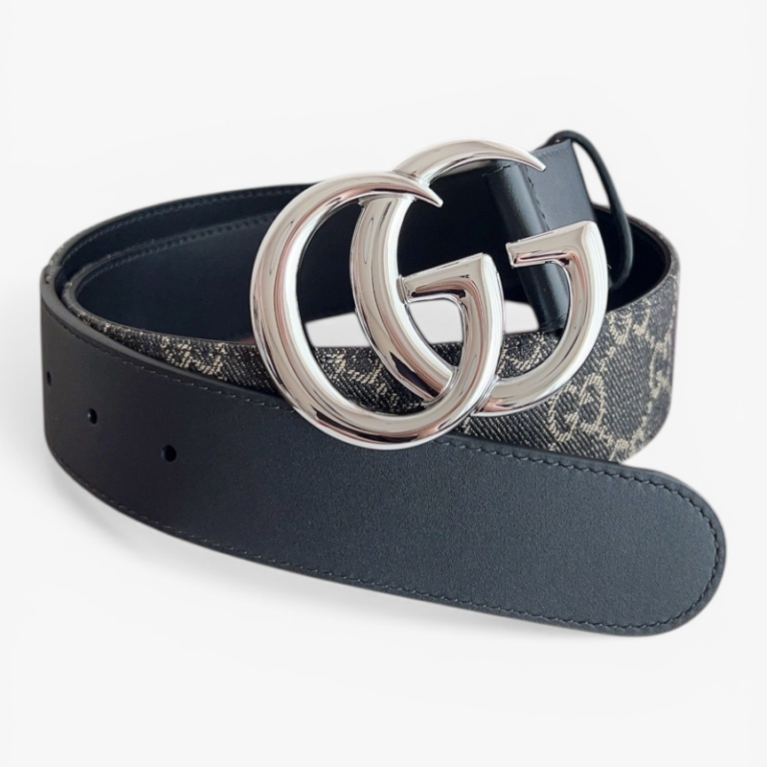 Gucci GG Marmont Monogram Belt 40mm with Double G Buckle