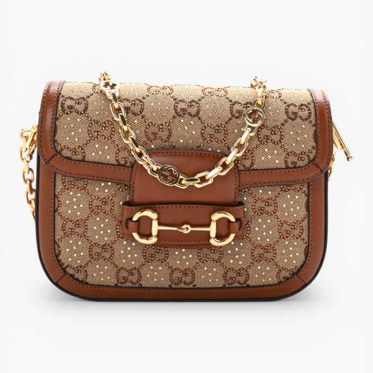 GG Supreme Canvas Horsebit 1955 Mini Shoulder Bag